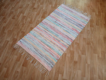 Lataa kuva Galleria-katseluun, Räsymatto värikäs 135x73cm