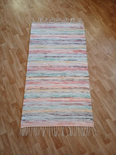 Lataa kuva Galleria-katseluun, Räsymatto värikäs 135x73cm