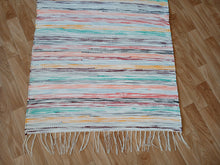 Lataa kuva Galleria-katseluun, Räsymatto värikäs 200x74cm