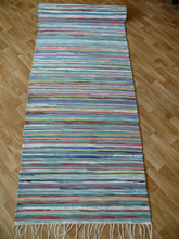 Lataa kuva Galleria-katseluun, Räsymatto vihertävä 320x73cm