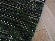 Lataa kuva Galleria-katseluun, Räsymatto tumma 140x73cm