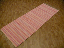 Lataa kuva Galleria-katseluun, Vaaleanpunasävyinen räsymatto 200x75