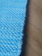 Lataa kuva Galleria-katseluun, Sininen puuvillamatto 210x140cm