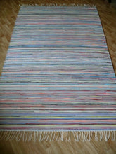 Load image into Gallery viewer, Kirjava räsymatto 219x137cm