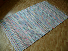 Load image into Gallery viewer, Kirjava räsymatto 219x137cm