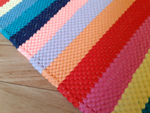 Lataa kuva Galleria-katseluun, Värikäs puuvillamatto 247x74cm