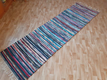 Lataa kuva Galleria-katseluun, Räsymatto 248x72cm