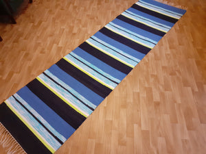 Hieno sininen matto 272x75cm