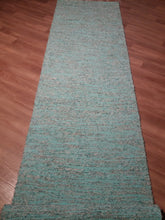 Load image into Gallery viewer, Käytävämatto vihreänsävyinen 315x75cm