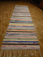 Load image into Gallery viewer, Räsymatto värikäs 197x73cm