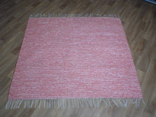 Lataa kuva Galleria-katseluun, Vaaleanpunainen matto 120x130cm