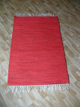 Lataa kuva Galleria-katseluun, Sävytetty punainen matto 122x77cm
