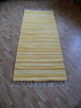 Lataa kuva Galleria-katseluun, Hieno sävytetty keltainen matto 200x75cm