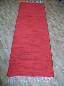 Sävytetty punainen matto 228x75cm