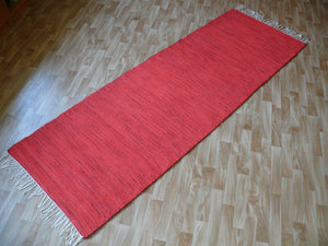 Sävytetty punainen matto 228x75cm