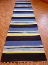 Lataa kuva Galleria-katseluun, Hieno sininen matto 272x75cm